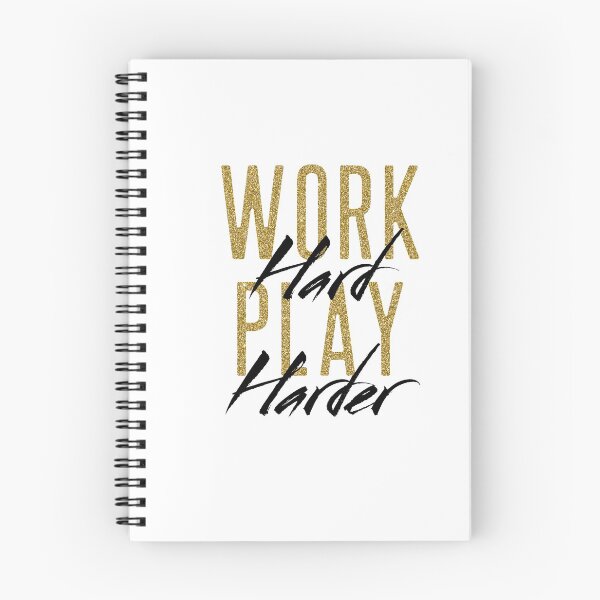 Item preview, Work hard play harder designed and sold by fifthlightning.