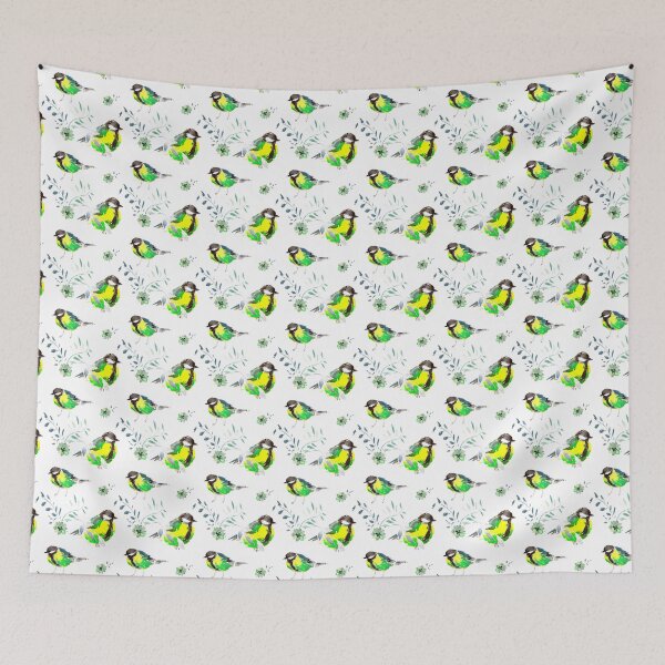 Item preview, Titmouses pattern designed and sold by SashaKorablik.