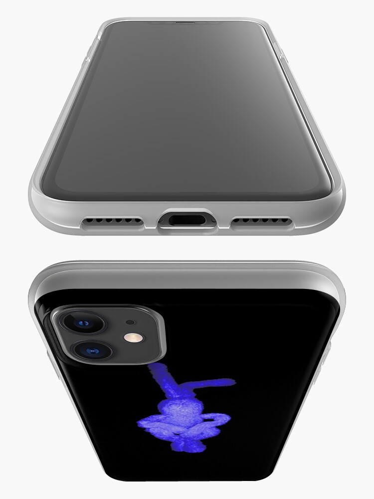 Alternate view of "Indigo Bunny" - phone iPhone Case & Cover