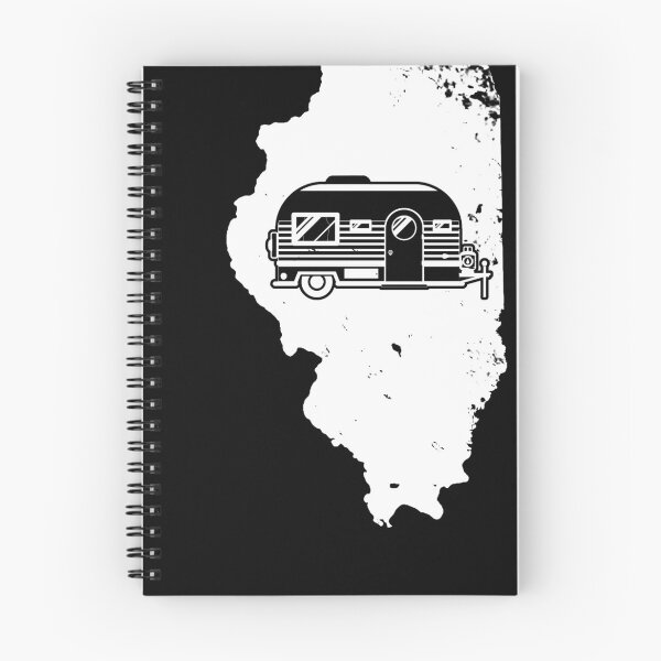 Item preview, Illinois Camper Shirt Love Glamping Distressed Gear designed and sold by DynamicDesign.