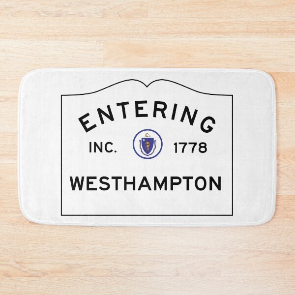Item preview, Entering Westhampton Massachusetts - Commonwealth of Massachusetts Road Sign  designed and sold by NewNomads.