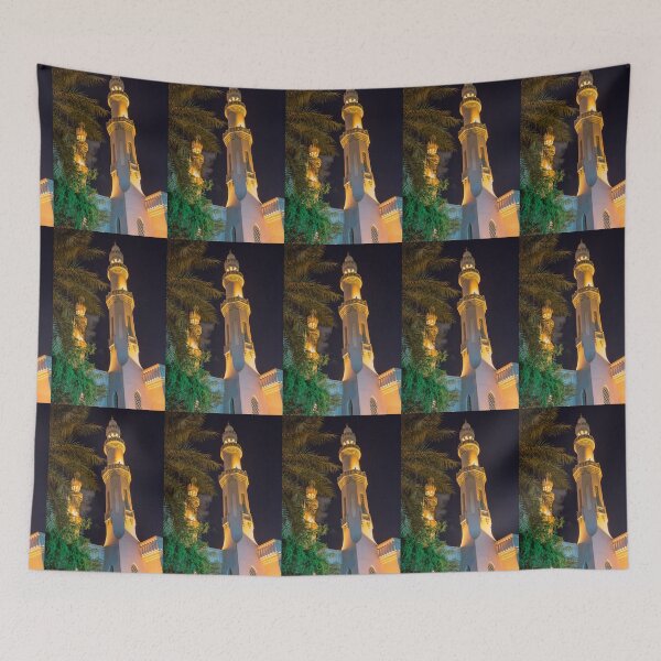 Item preview, United Arab Emirates. Dubai. Mosque. Minarets. Night. designed and sold by vadim19.
