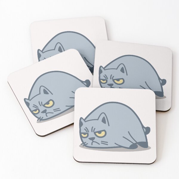 Item preview, Grumpy Cat Tshirt and Stickers - Cat Gifts for Cat lovers everywhere! designed and sold by Banshee-Apps.