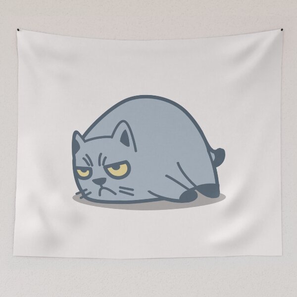 Item preview, Grumpy Cat Tshirt and Stickers - Cat Gifts for Cat lovers everywhere! designed and sold by Banshee-Apps.
