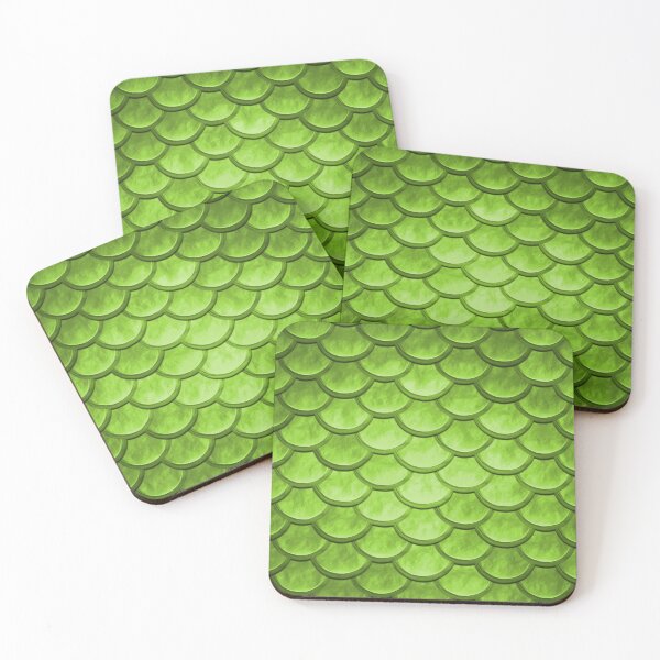 Item preview, Chartreuse Scales designed and sold by FantasySkyArt.
