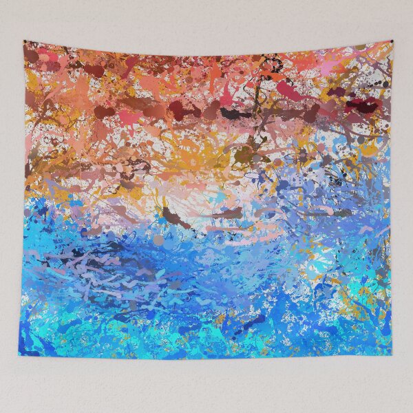 Item preview, Abstract Expressionist Splashes Drip Painting Texture designed and sold by livianasgifts.