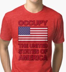 Occupy The United States of America Tri-blend T-Shirt