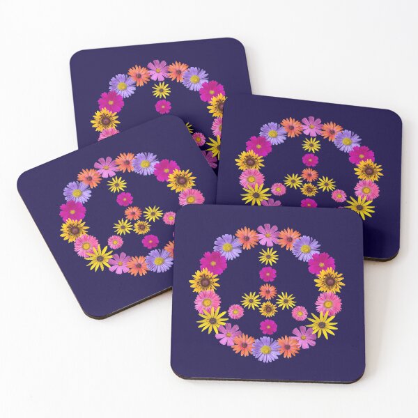 Item preview, Flower Peace Sign designed and sold by shotsfromthehip.