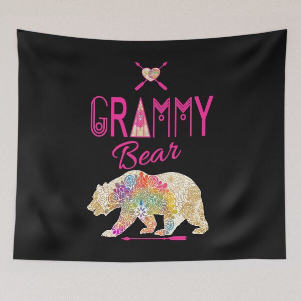 Item preview, Grammy Bear Tribal Mandala Family Vacation & Camping Gift Design designed and sold by Sapphire Star.