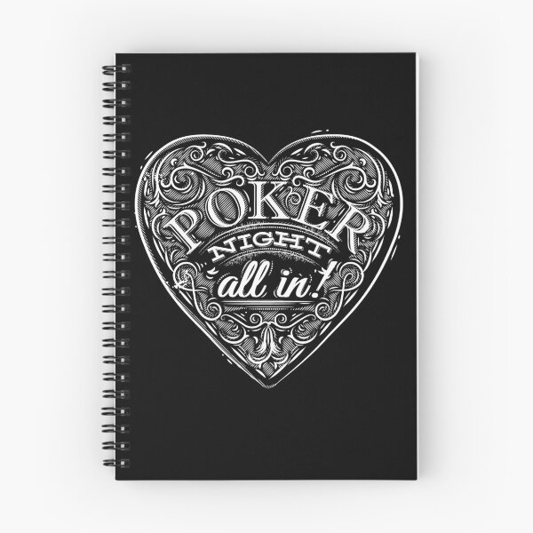 Item preview, Vintage Heart Poker Chip - Poker Night All In Cool Retro Texas Holdem Poker Player  designed and sold by Kara515.