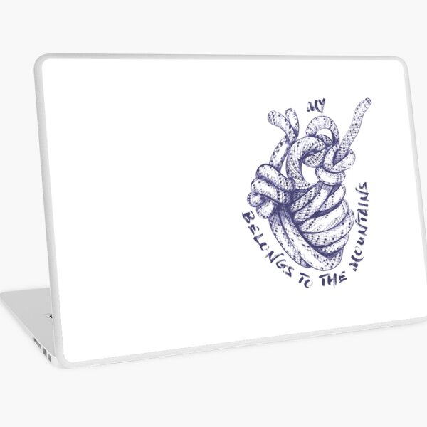 My Heart Belongs To The Mountains - #3 Purple Laptop Skin