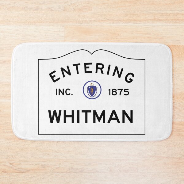 Item preview, Entering Whitman Massachusetts - Commonwealth of Massachusetts Road Sign  designed and sold by NewNomads.