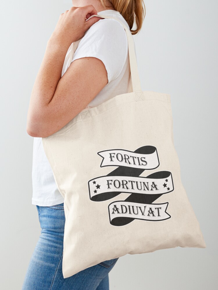 Fortis Fortuna Adiuvat' Cotton Drawstring Bag | Spreadshirt