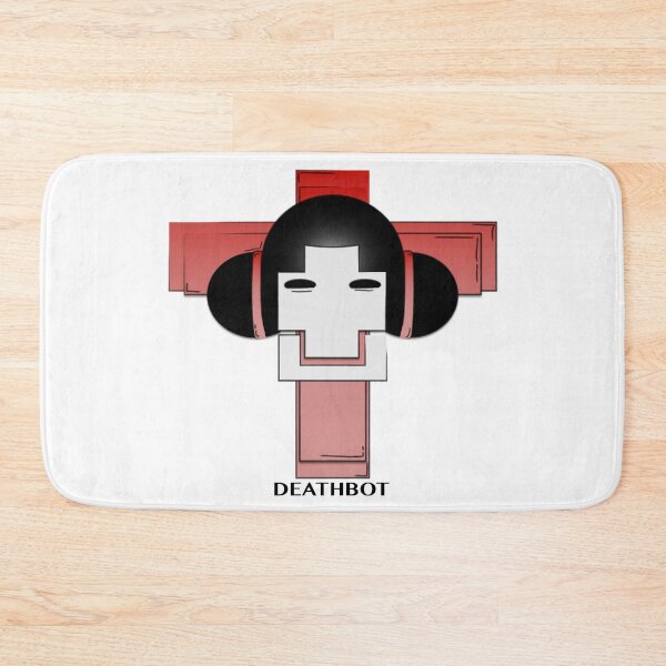 Item preview, Deathbot Girl Manga robot skull on the cross designed and sold by emm-j.