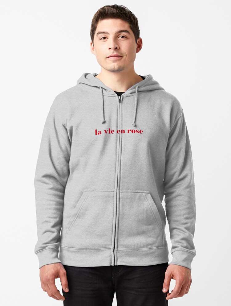 la vie en rose hoodie