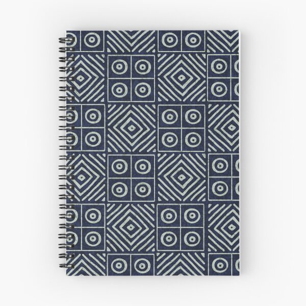 Aperçu de l'œuvre Tissu Adire (Tie-Dye) Indigo Africain 5 créée et vendue par hellcom.