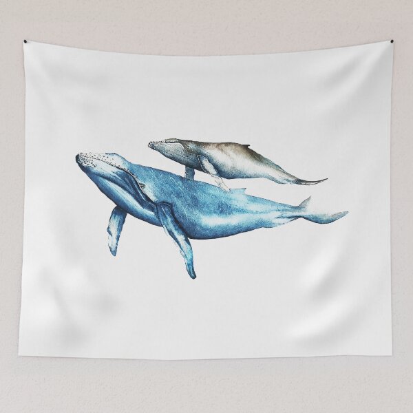 Item preview, Humpback Whale and Calf designed and sold by SkySailingArt.