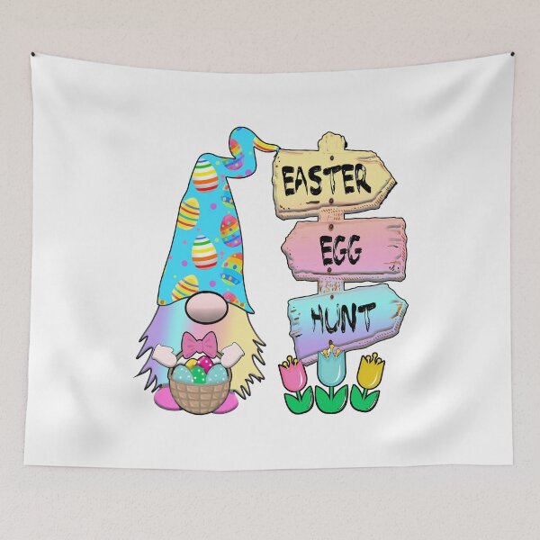 Item preview, Easter Egg Hunt Gnome Pastel Spring Bunny Ears Rabbit Cute designed and sold by funnytshirtemp.