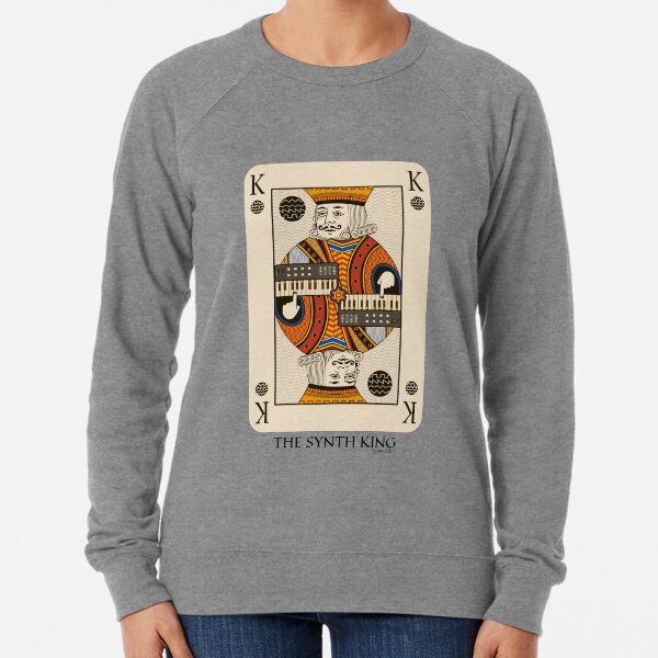 Item preview, Synthesizer Funny King Poker Card for Electronic Musician designed and sold by mewzeek-T.