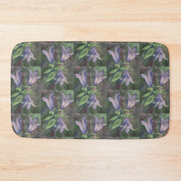 Item preview, Watercolour painting of purple blue harebells designed and sold by esvb.