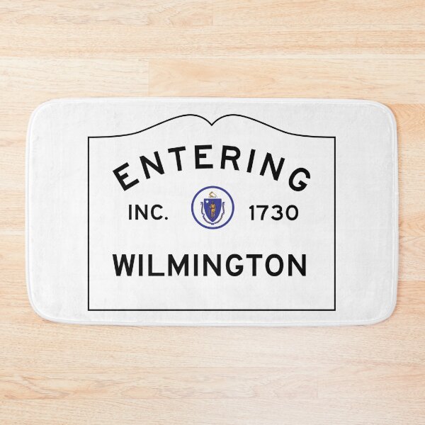 Item preview, Entering Wilmington Massachusetts - Commonwealth of Massachusetts Road Sign  designed and sold by NewNomads.