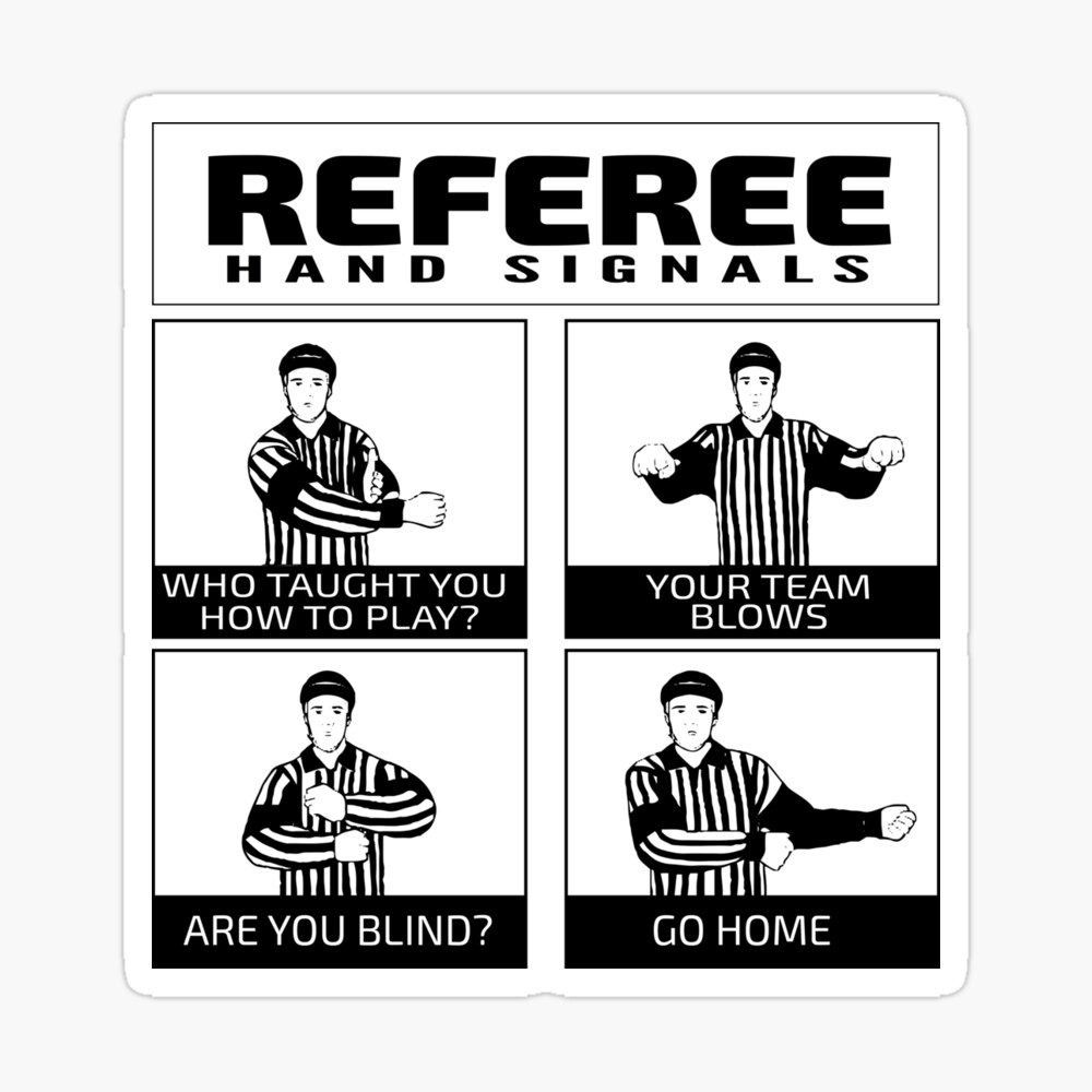 A cool guide to NHL referee hand signals : r/coolguides