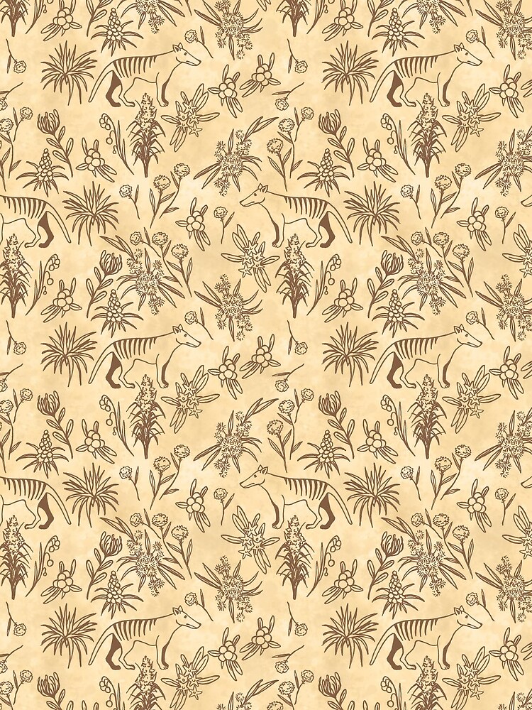 Thylacine Pattern by Olooriel