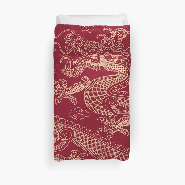 Chinese Dragon Duvet Cover
