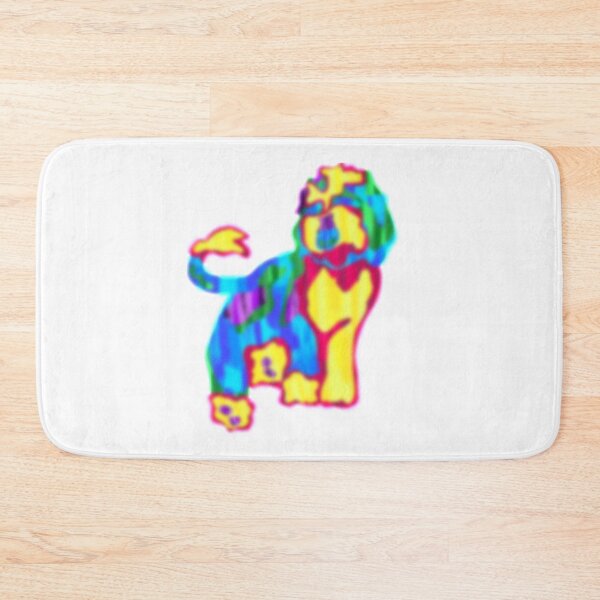 Item preview, Rainbow Shaggy Dog designed and sold by beyondthescope.