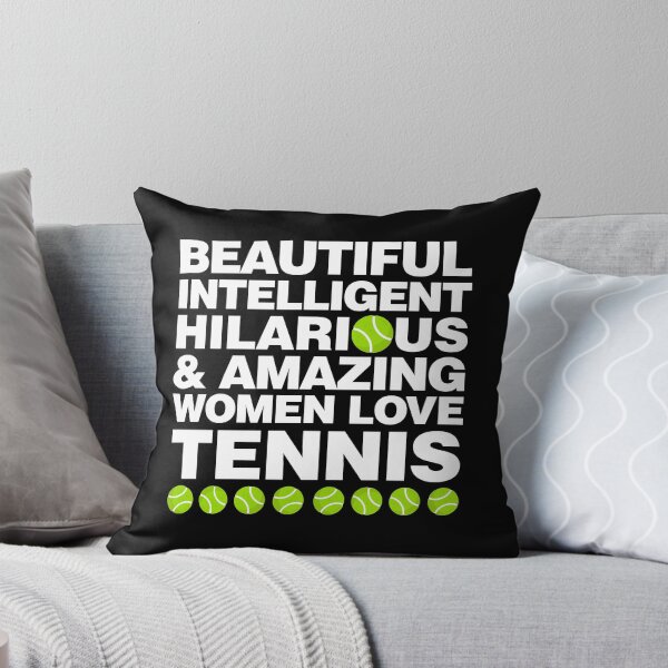 Item preview, Beautiful, Intelligent, Hilarious and Amazing Women Love Tennis designed and sold by elhefe.