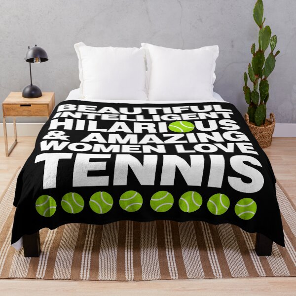 Item preview, Beautiful, Intelligent, Hilarious and Amazing Women Love Tennis designed and sold by elhefe.