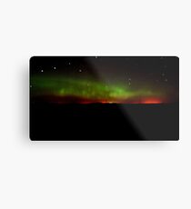 Northern Lights north of Almont, ND Metal Print