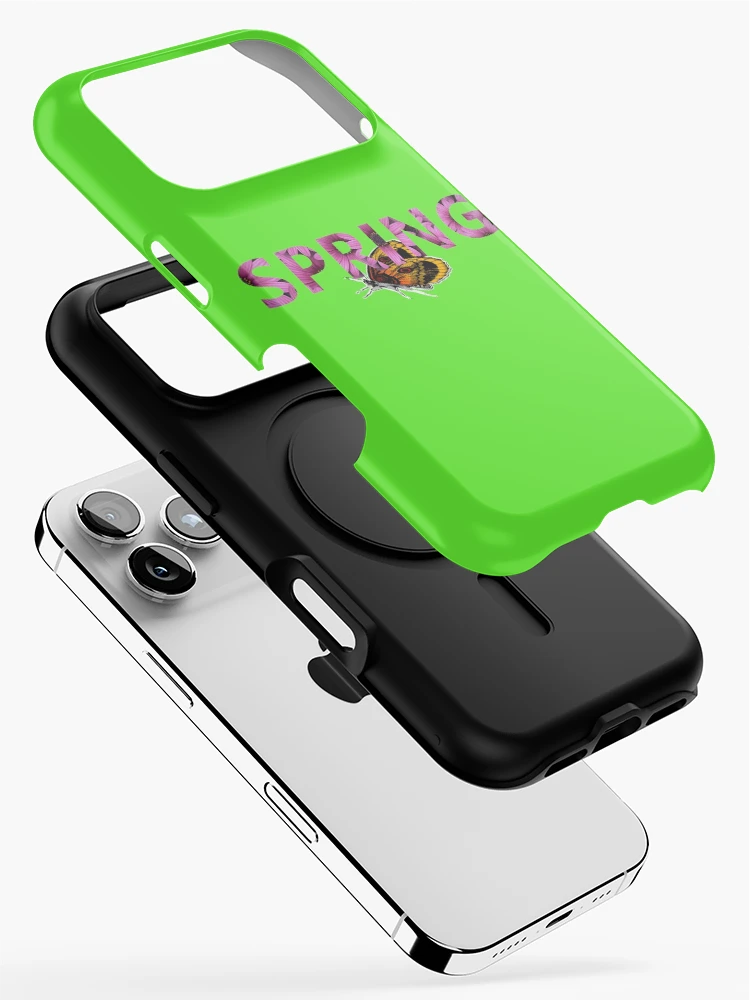 Thumbnail 2 of 4, iPhone Case, Spring Butterflies Flowers designed and sold by Ralek.