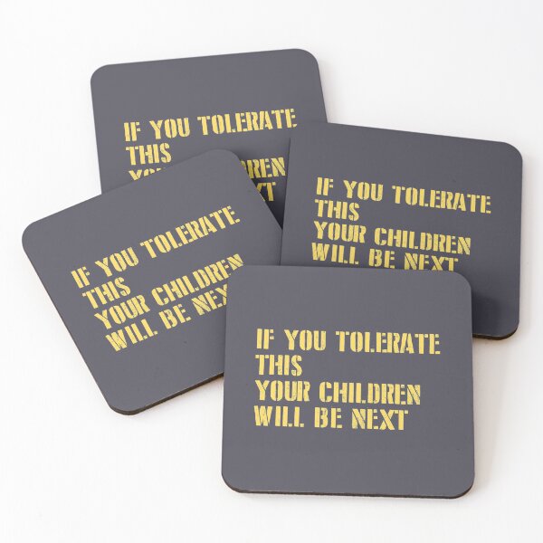 Item preview, If You Tolerate This Your Children Will Be Next, mustard new designed and sold by perezzzoso.