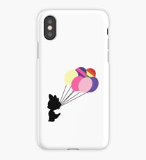 Black Spike Silhouette with Balloons iPhone Case