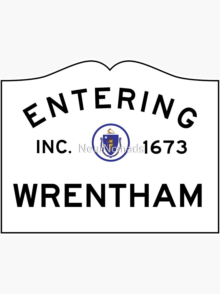 "Entering Wrentham Massachusetts Commonwealth of Massachusetts Road