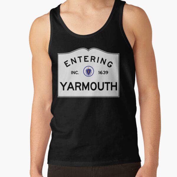 Entering Yarmouth Massachusetts - Commonwealth of Massachusetts Road Sign Tank Top