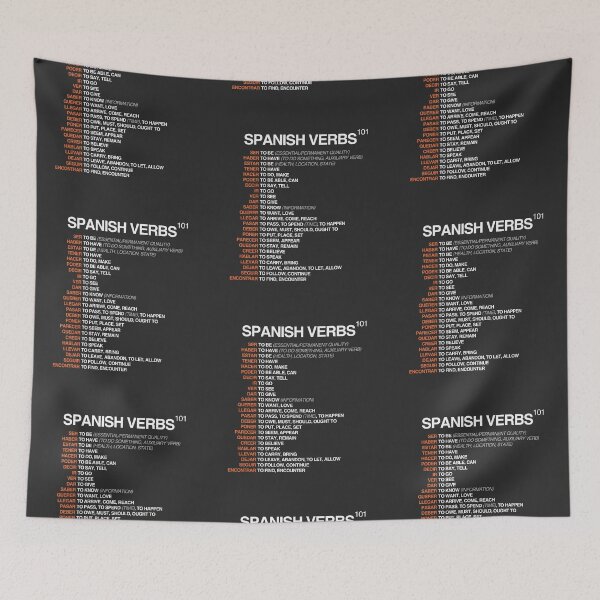 Item preview, Spanish Verbs 101 - Spanish Language designed and sold by isstgeschichte.