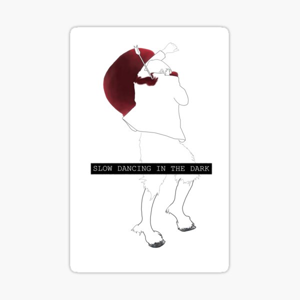 Dancing Guy Stickers Redbubble - slow dancing in the dark roblox id full