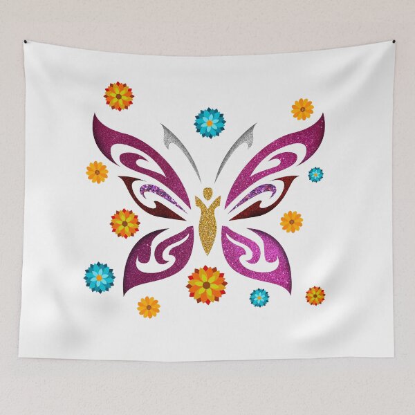 Item preview, Butterfly & Flowers designed and sold by radcarr.