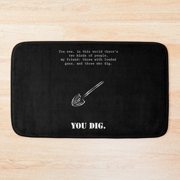Item preview,  "Toi, tu creuses" citation film le bon la brute et le truand designed and sold by Catcrea.