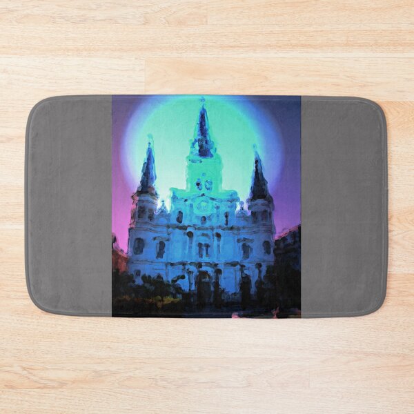 Item preview, Moonlit St. Louis Cathedral, New Orleans, Church designed and sold by LouisianaLady.