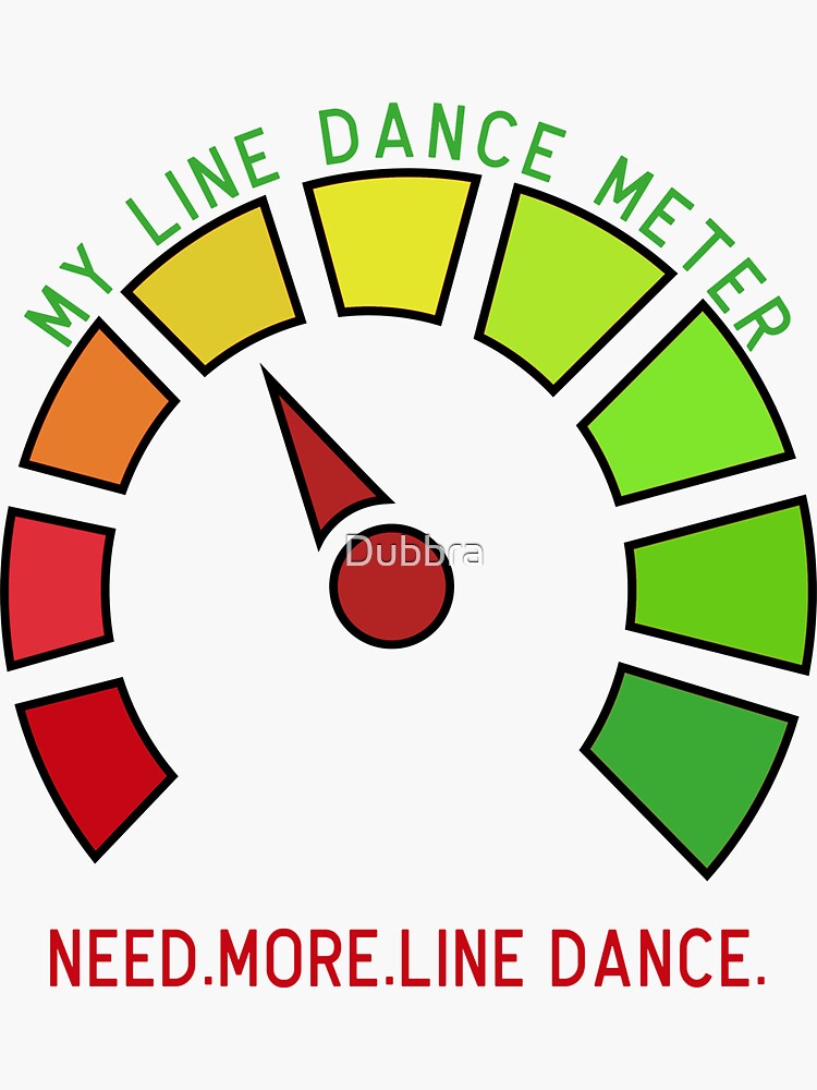 "Funny Country Line dance Western Dancing" Sticker for Sale by Dubbra