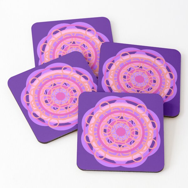 Item preview, Pink Circles Mandala designed and sold by Glojag.