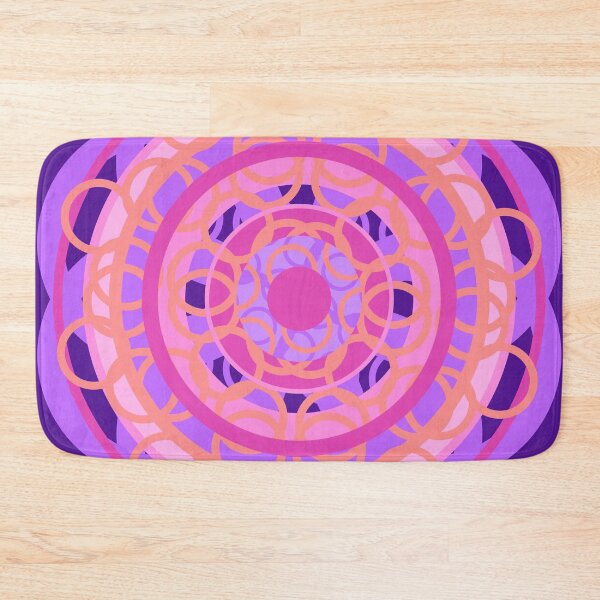 Item preview, Pink Circles Mandala designed and sold by Glojag.