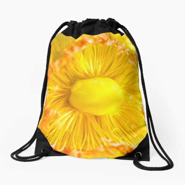 Spring Yellow Sunshine Drawstring Bag