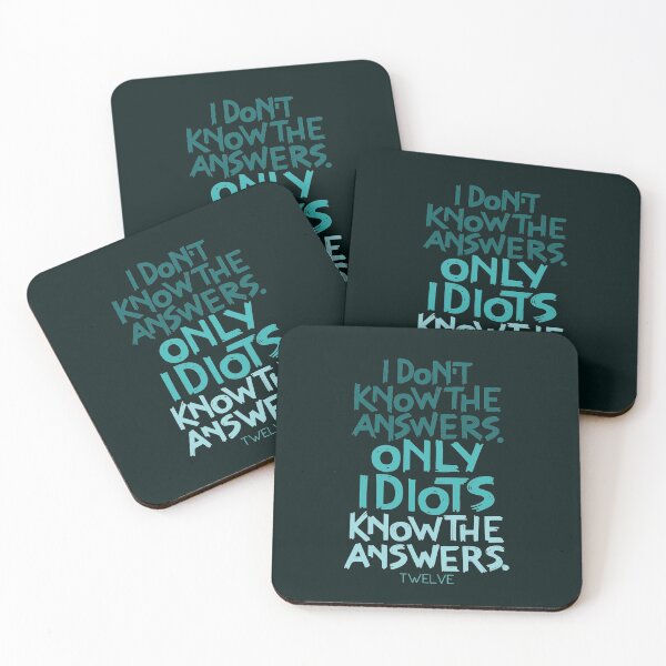 Item preview, Only Idiots Know the Answers designed and sold by polliadesign.