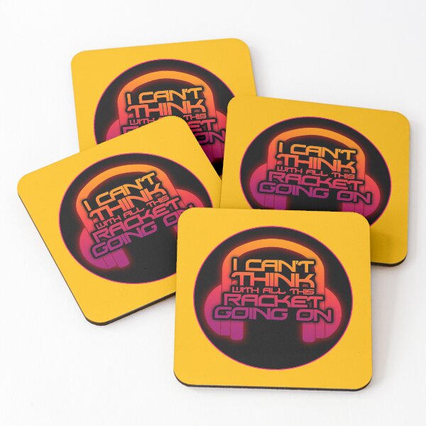 Item preview, I Can't Think With All This Racket Going On designed and sold by Unspirations.