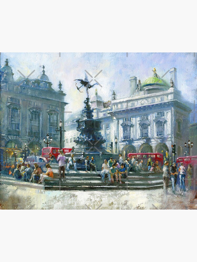 Thumbnail 3 of 3, Sticker, Piccadilly Circus designed and sold by rogerpanart.