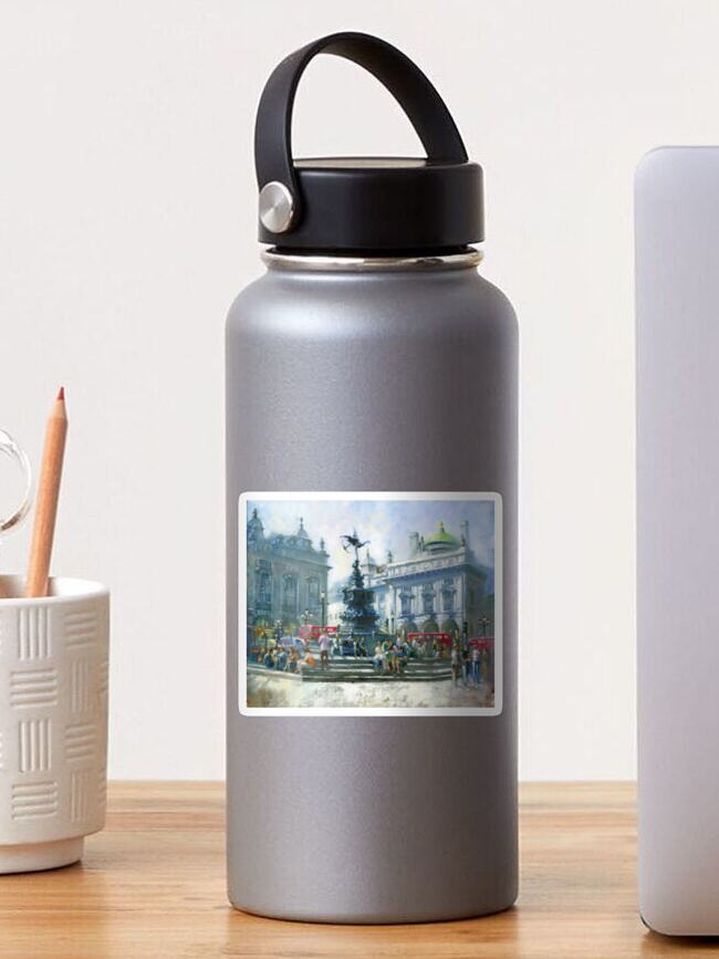 Thumbnail 1 of 3, Sticker, Piccadilly Circus designed and sold by rogerpanart.